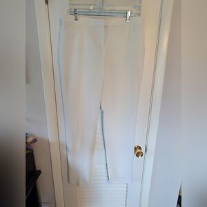 Alfani Size 12 Stretch White Pants Lined Euc Picking
